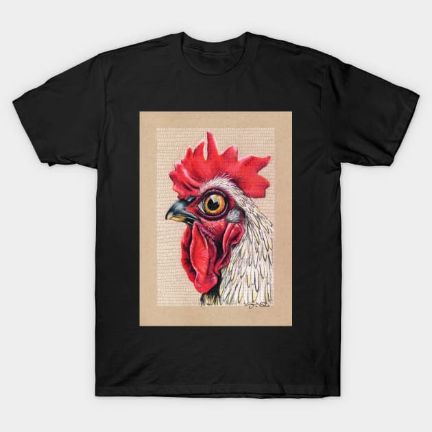 Rooster Randall T-Shirt by AdrienneSmith.Artist